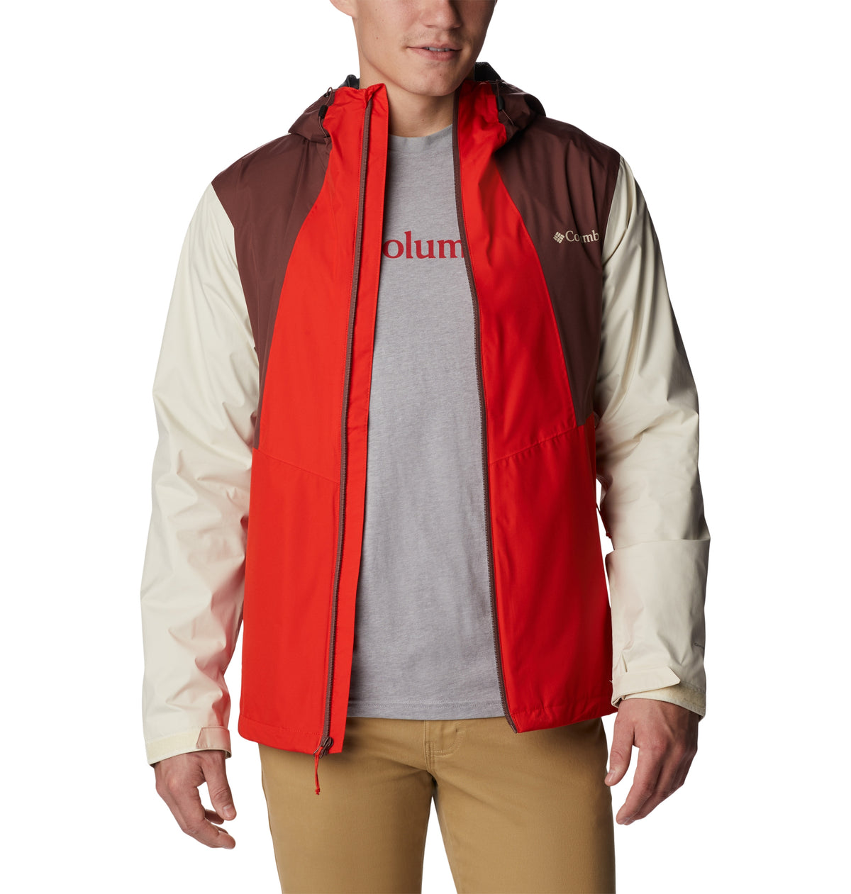 Inner Limits II Jacket Spicy, Light Raisin, Chalk Bild 8