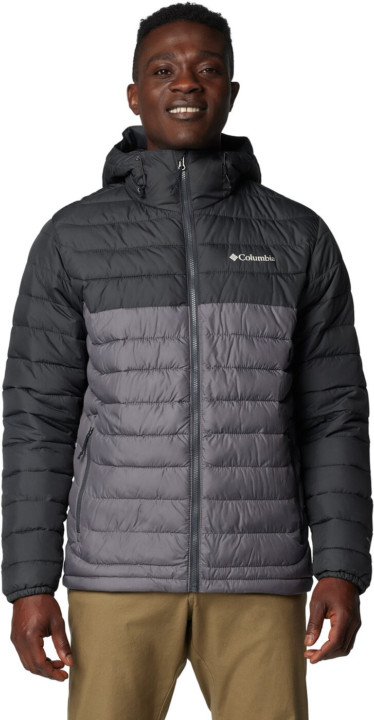 Powder Lite II Hooded Jacket City Grey, Shark Bild 1