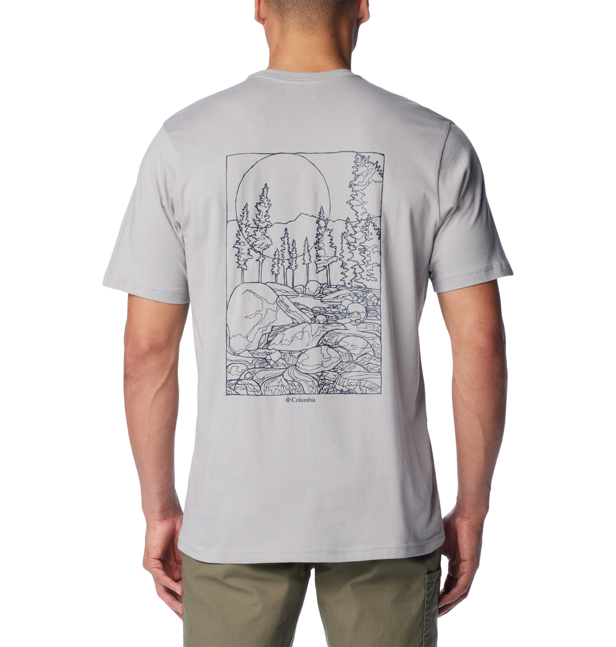 Rockaway River Back Graphic SS Tee Columbia Grey, Rocky Road Bild 2