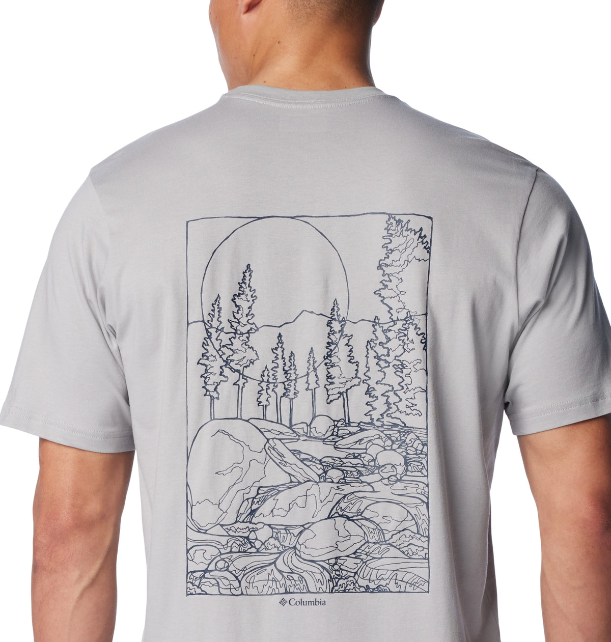 Rockaway River Back Graphic SS Tee Columbia Grey, Rocky Road Bild 5