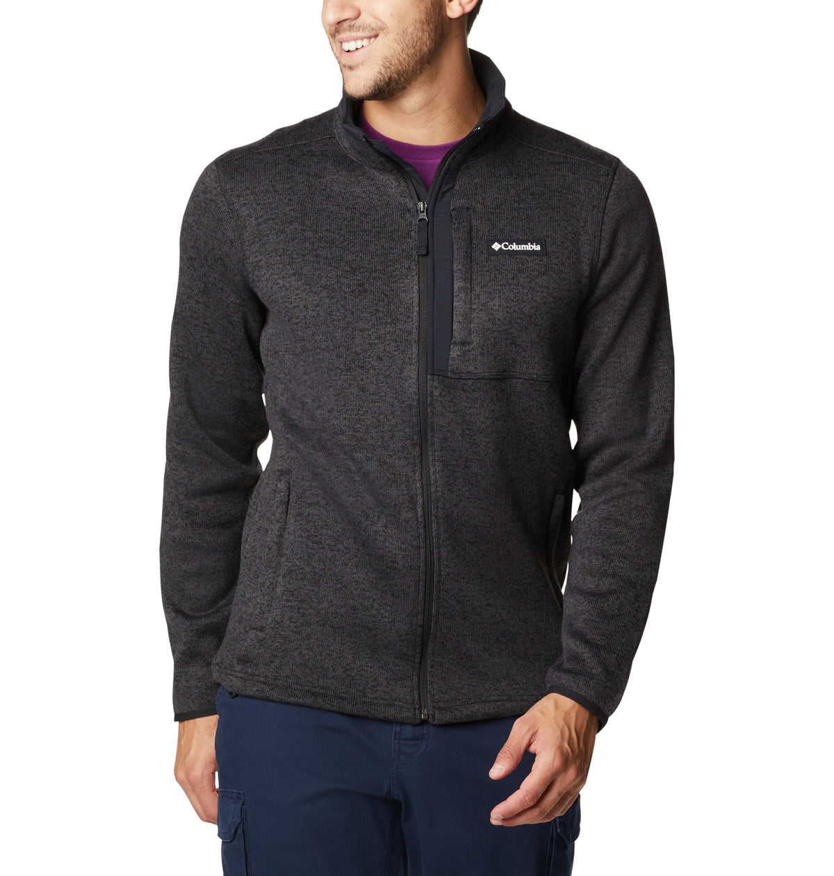 Sweater Weather Full Zip Black Heather Bild 3