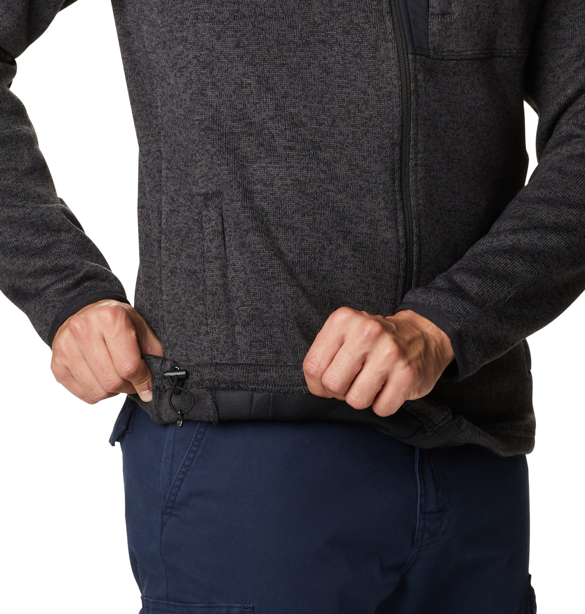 Sweater Weather Full Zip Black Heather Bild 7
