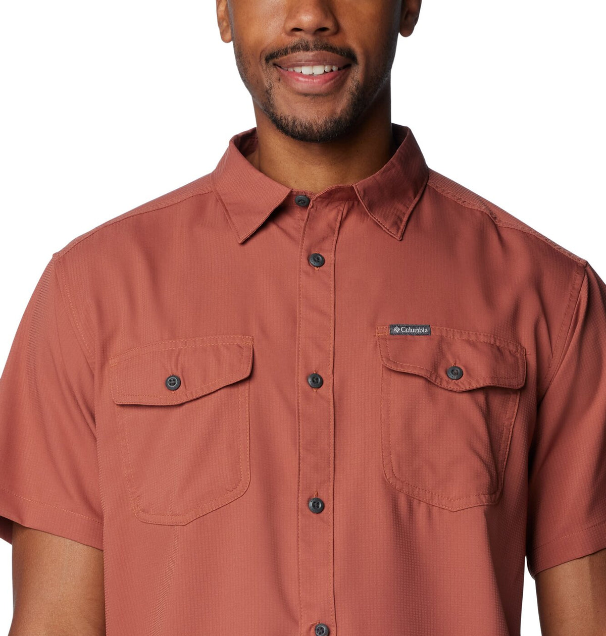 Utilizer II Solid Short Sleeve Shir Auburn Bild 5
