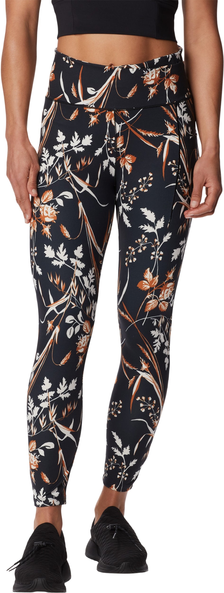 Weekend Adventure 7/8 Legging Black Fallgrass Print Bild 1