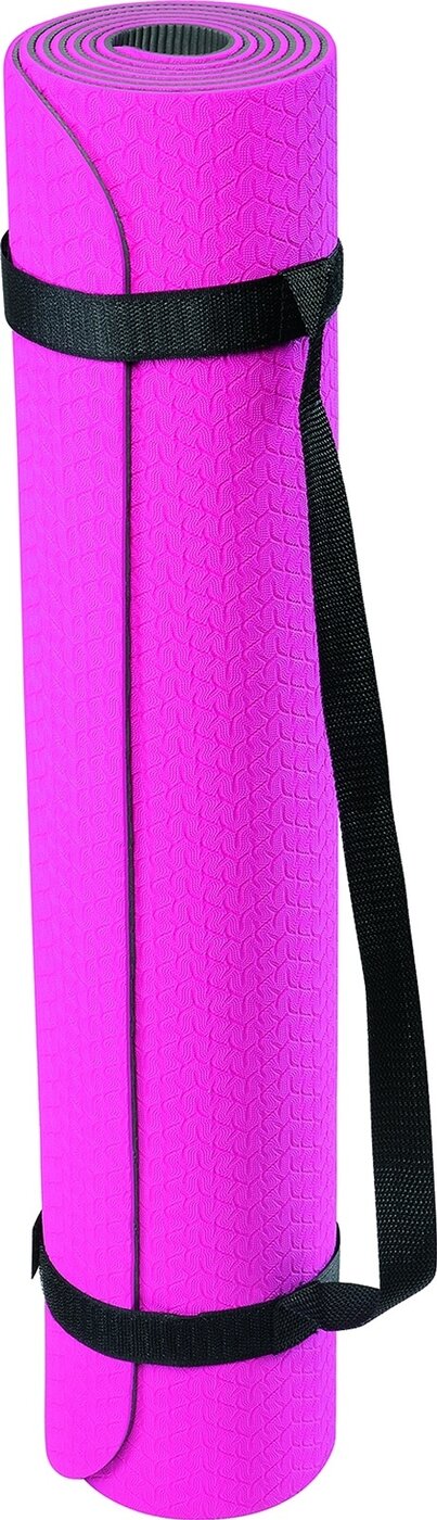Deuser Yoga Matte TPE pink/grau PINK Bild 1
