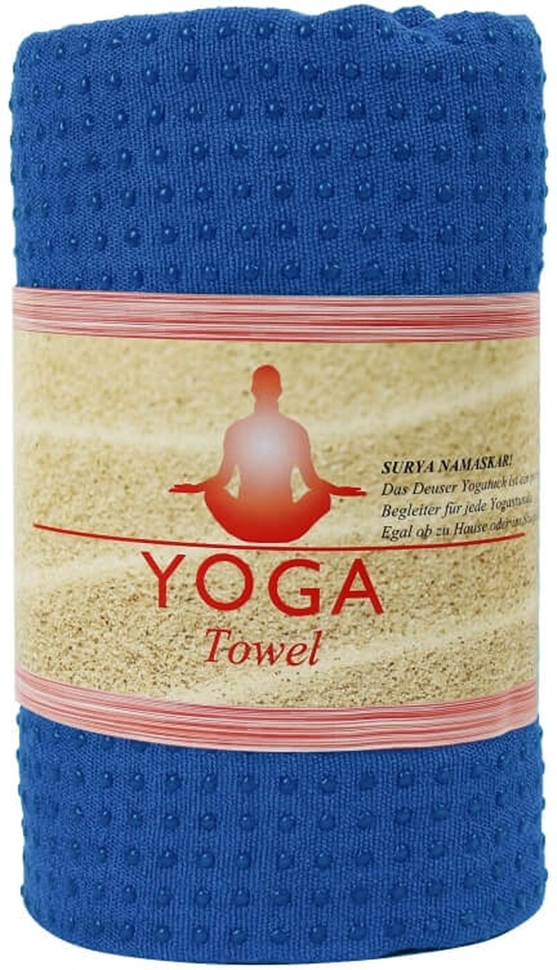 Yogatuch mit Antirutschnoppen blau BLAU Bild 1