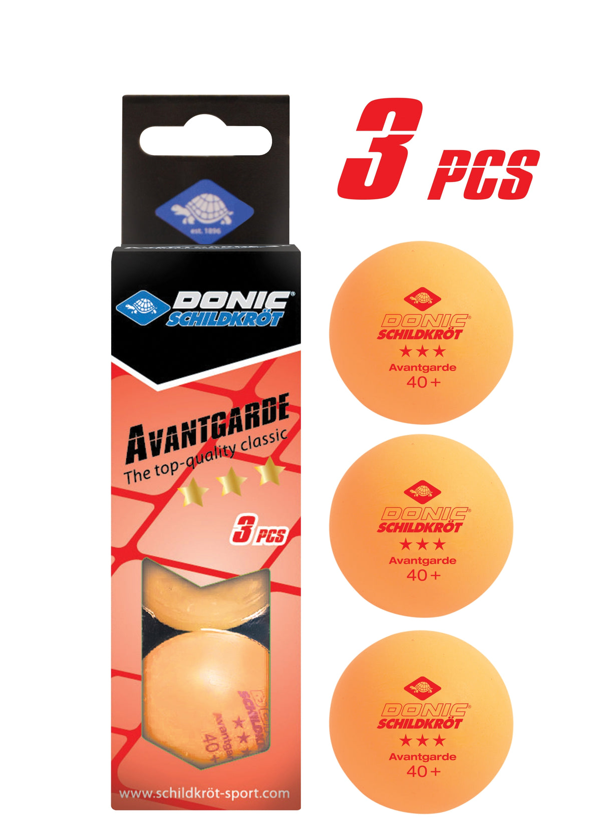 TT-BALL 3-STERN AVANTGARDE 40M Keine Farbe Bild 1