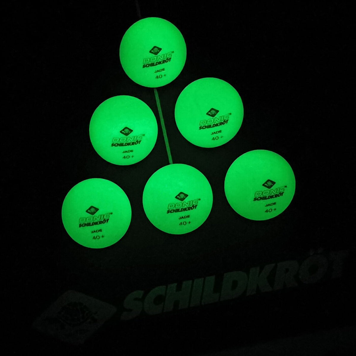 TT-BALL GLOW IN THE DARK POLY Keine Farbe Bild 4