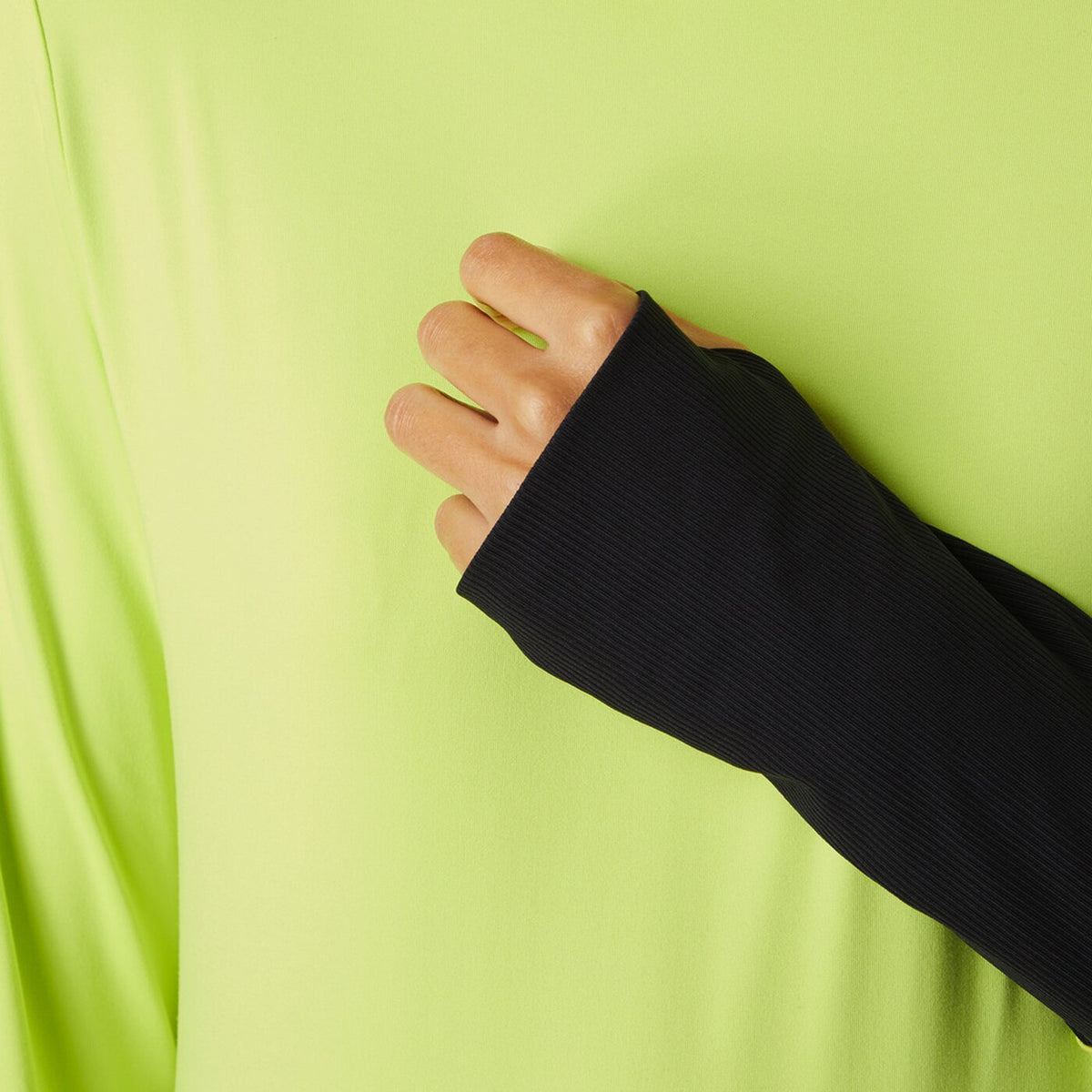 Da.-Sweatshirt Cassia wms GREEN LIME/BLACK Bild 2