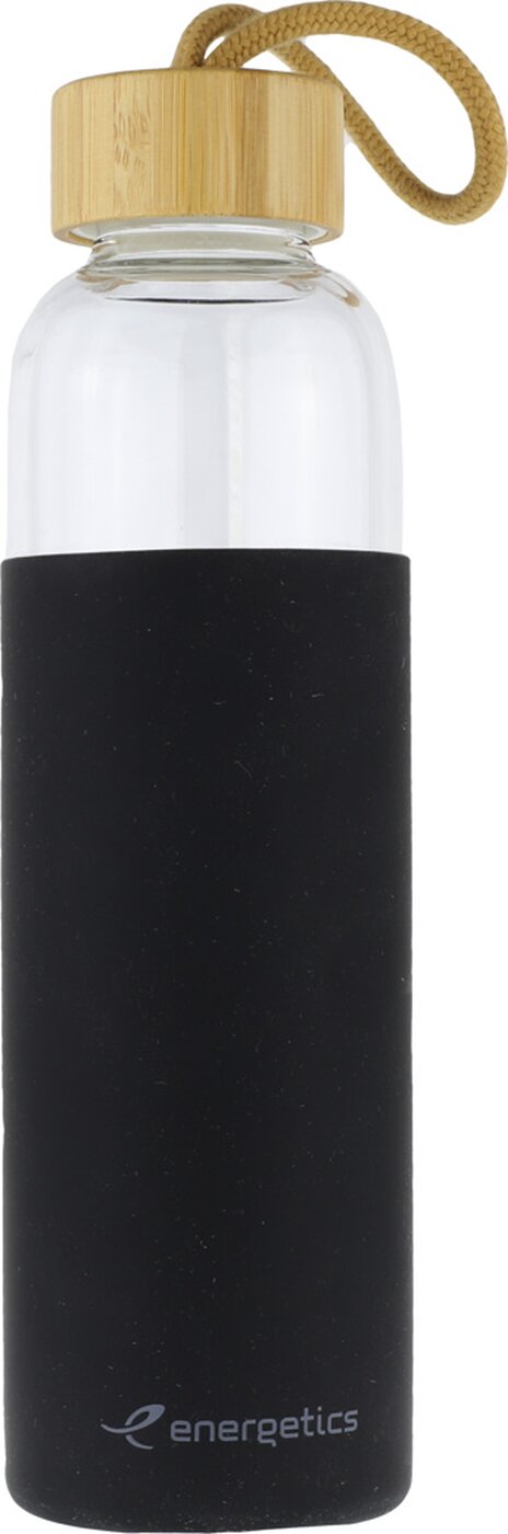 Trinkflasche Glass Bottle Bamboo II BLACK/ANTHRACITE Bild 1