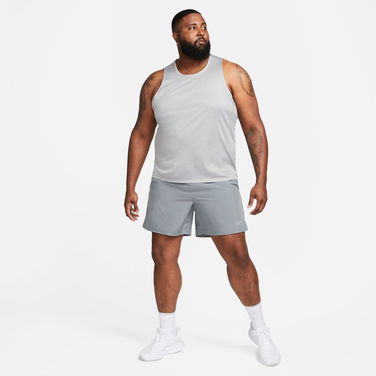 M NK DF CHALLENGER 7BF SHORT SMOKE GREY/WHITE/WHITE SMOKE GREY/WHITE/WHITE Bild 7