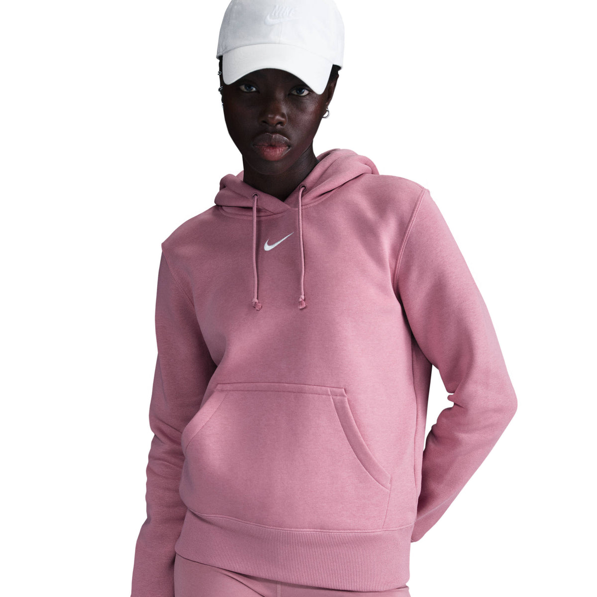 W NSW PHNX FLC STD PO HOODIE ELEMENTAL PINK/SAIL ELEMENTAL PINK/SAIL Bild 3