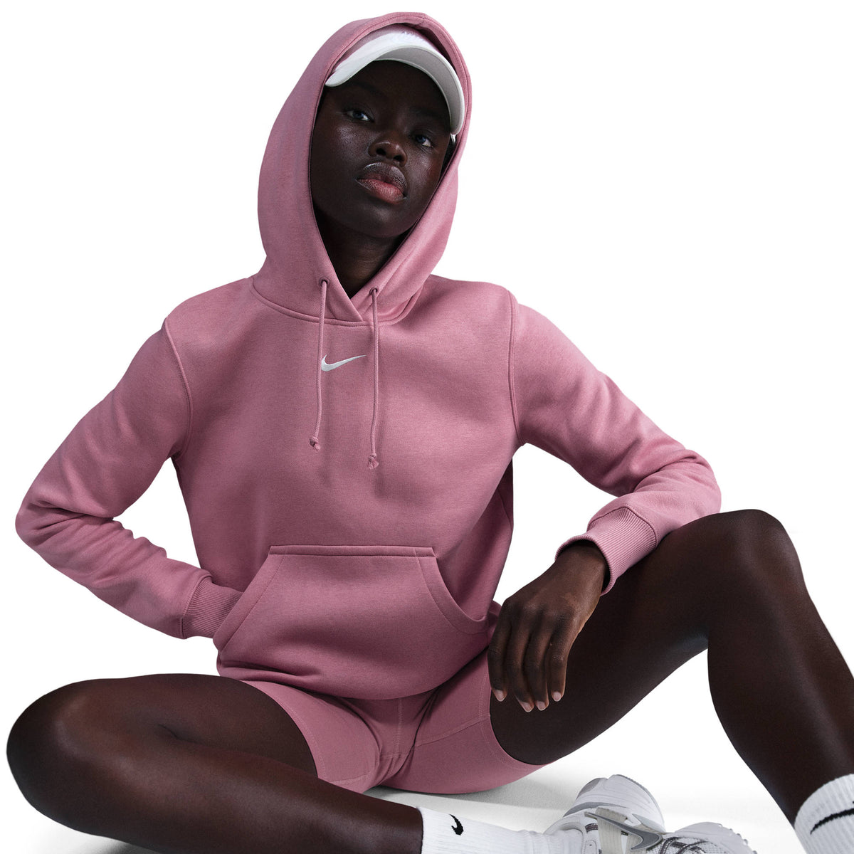 W NSW PHNX FLC STD PO HOODIE ELEMENTAL PINK/SAIL ELEMENTAL PINK/SAIL Bild 5