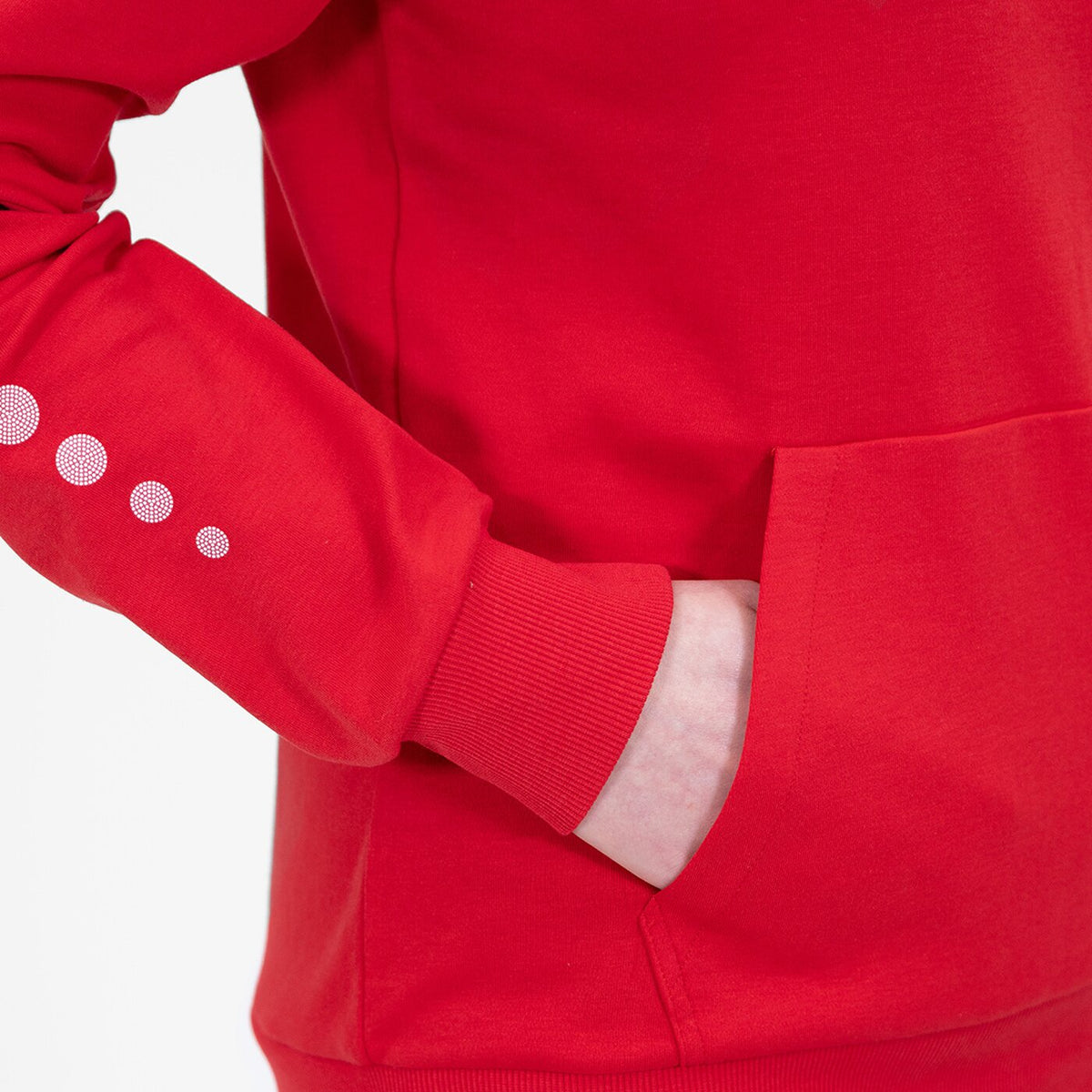 Kapuzensweat Power rot rot Bild 6