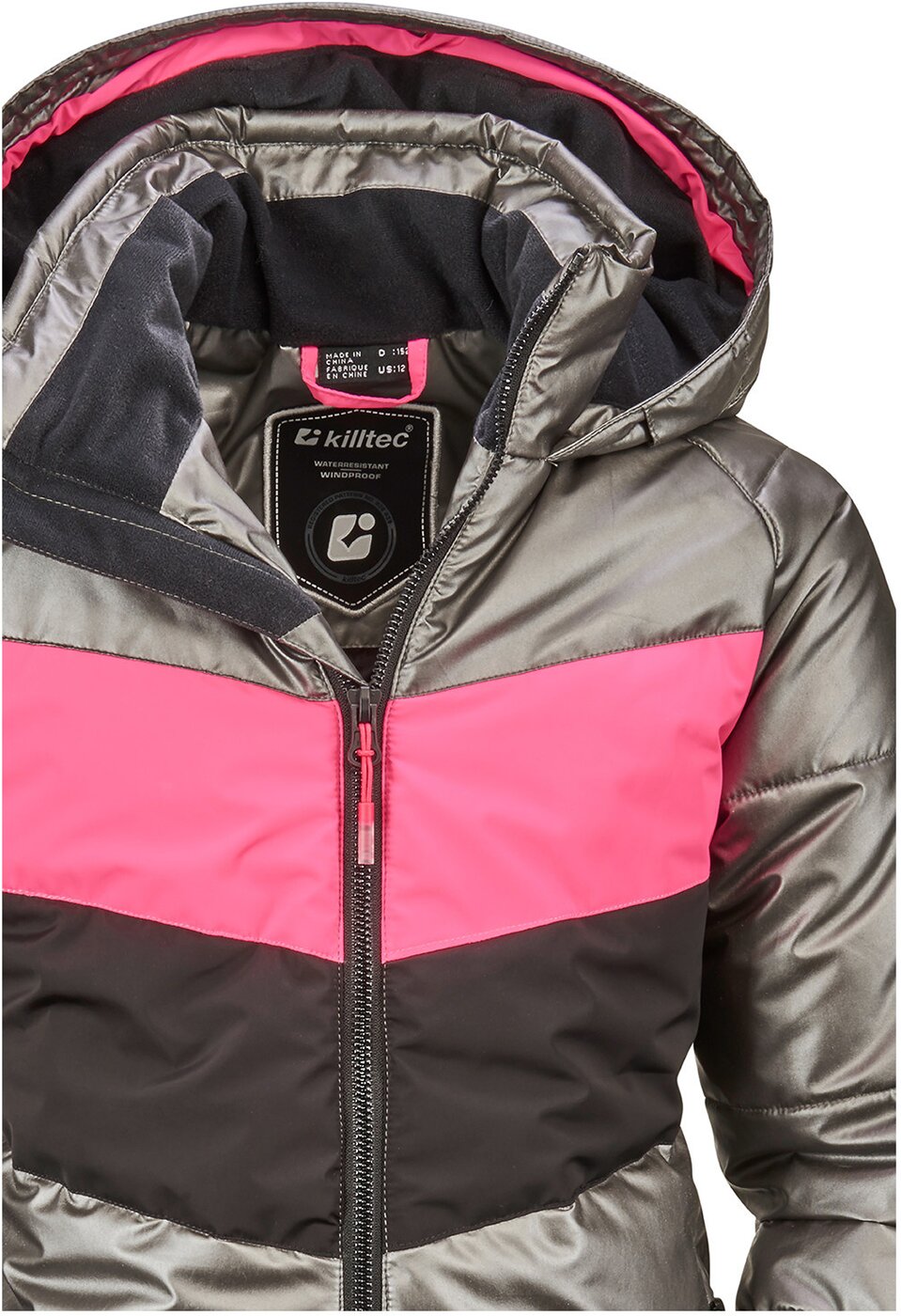 Fiames GRLS Ski Quilted JCKT A 00203 anthrazit Bild 4