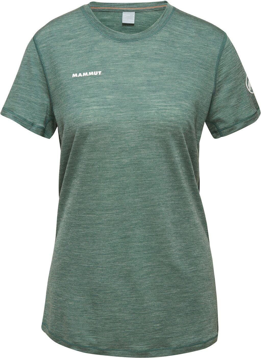 Tree Wool FL T-Shirt Women dark jade melange dark jade melange Bild 1
