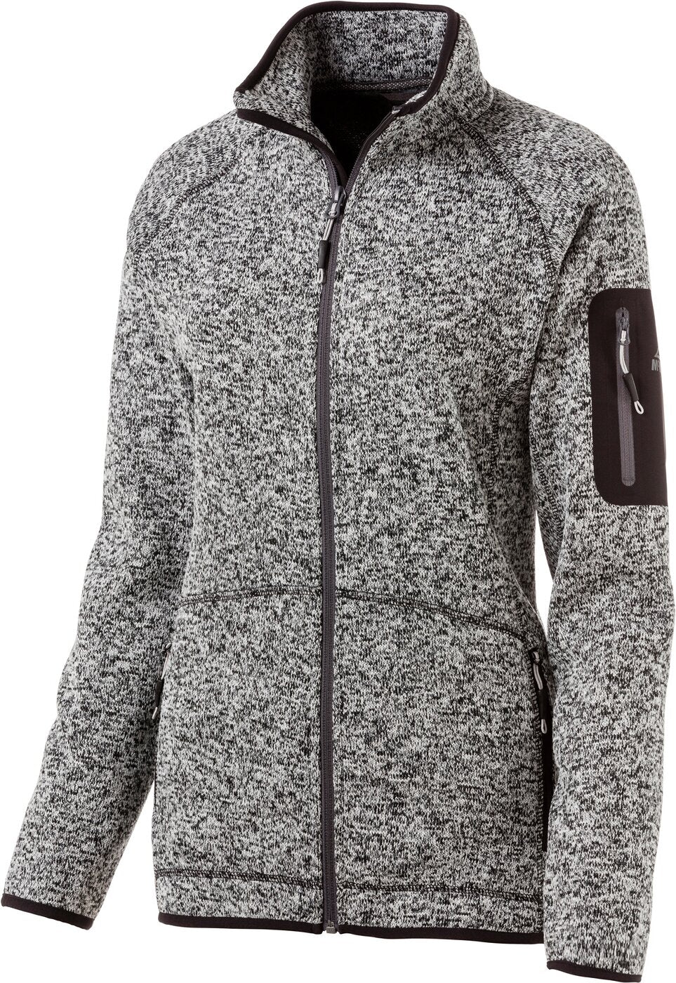 Da.-Unterjacke Skeena wms MÉLANGE/BLACK Bild 1