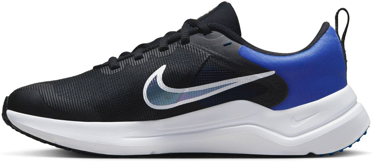NIKE DOWNSHIFTER 12 NN (GS) BLACK/WHITE-RACER BLUE-LAS Bild 8