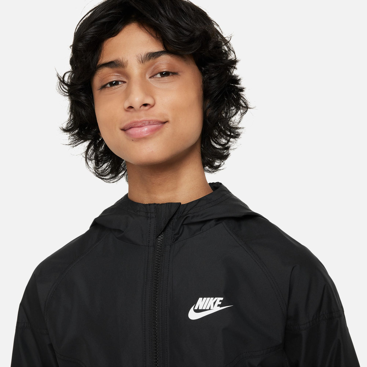 K NSW WR HD JKT BLACK/BLACK/BLACK/WHITE Bild 3