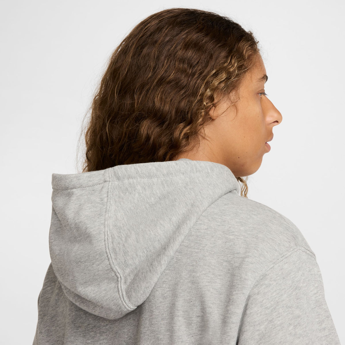 M NK CLUB FT FZ HOODIE DK GREY HEATHER DK GREY HEATHER Bild 2