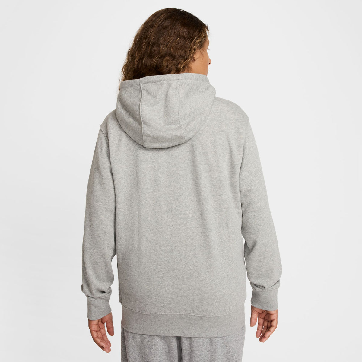 M NK CLUB FT FZ HOODIE DK GREY HEATHER DK GREY HEATHER Bild 3