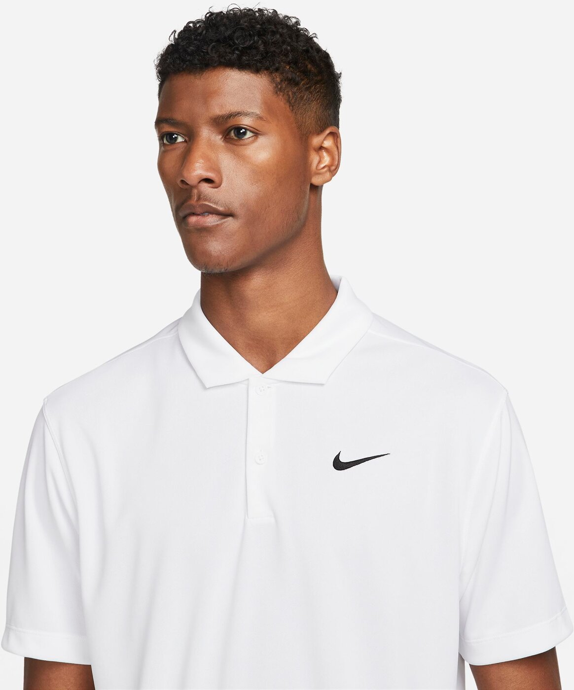 M NKCT DF POLO SOLID WHITE/BLACK Bild 3