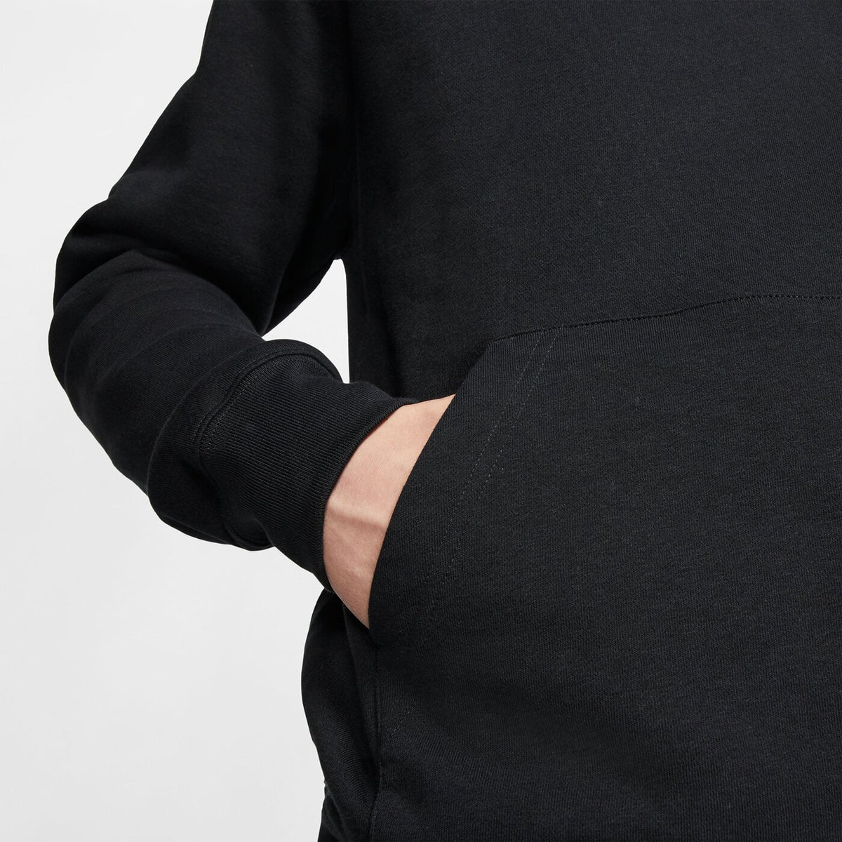 M NSW CLUB HOODIE PO BB BLACK/BLACK/WHITE Bild 8