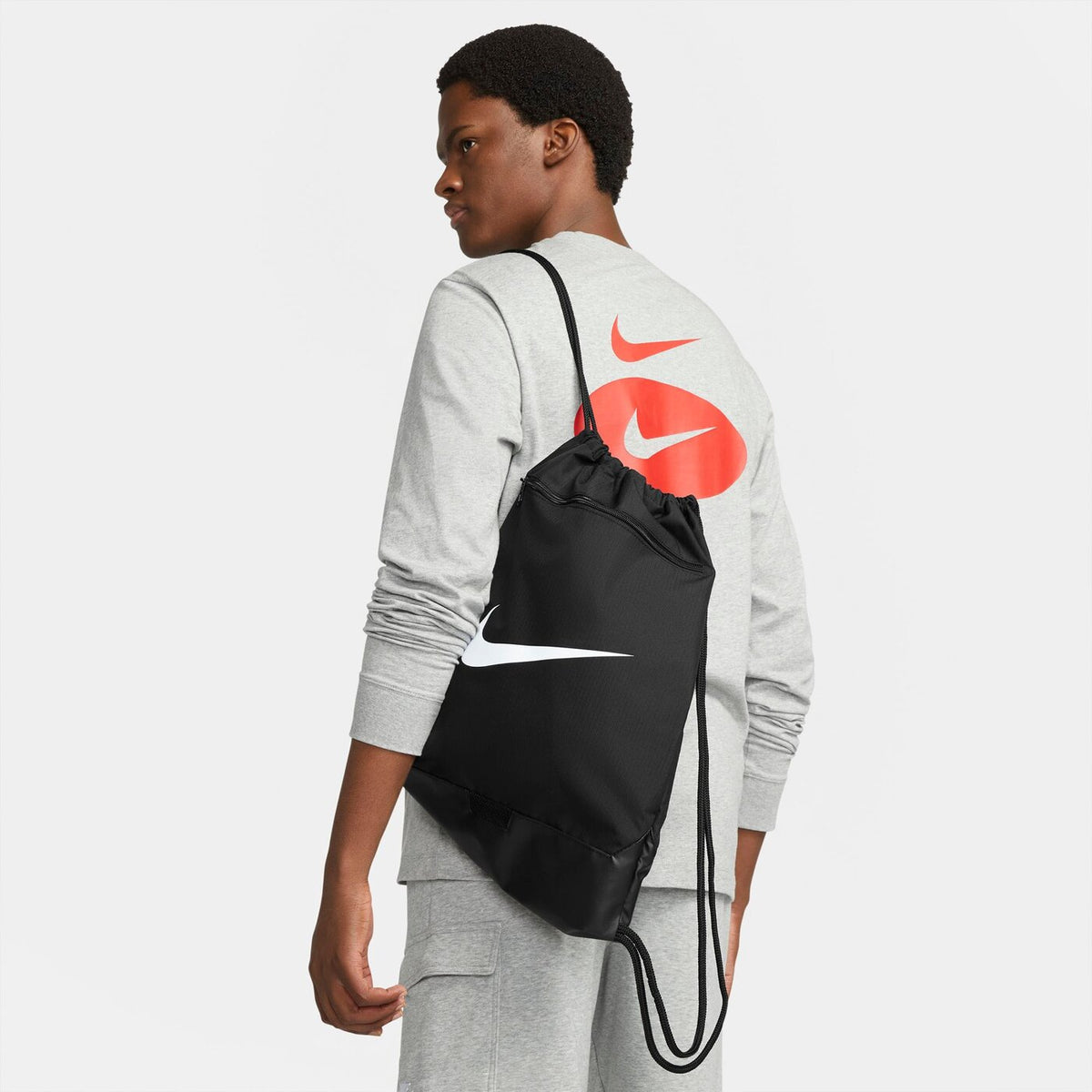 NK BRSLA DRWSTRNG 9.5 (18L) BLACK/BLACK/WHITE Bild 3