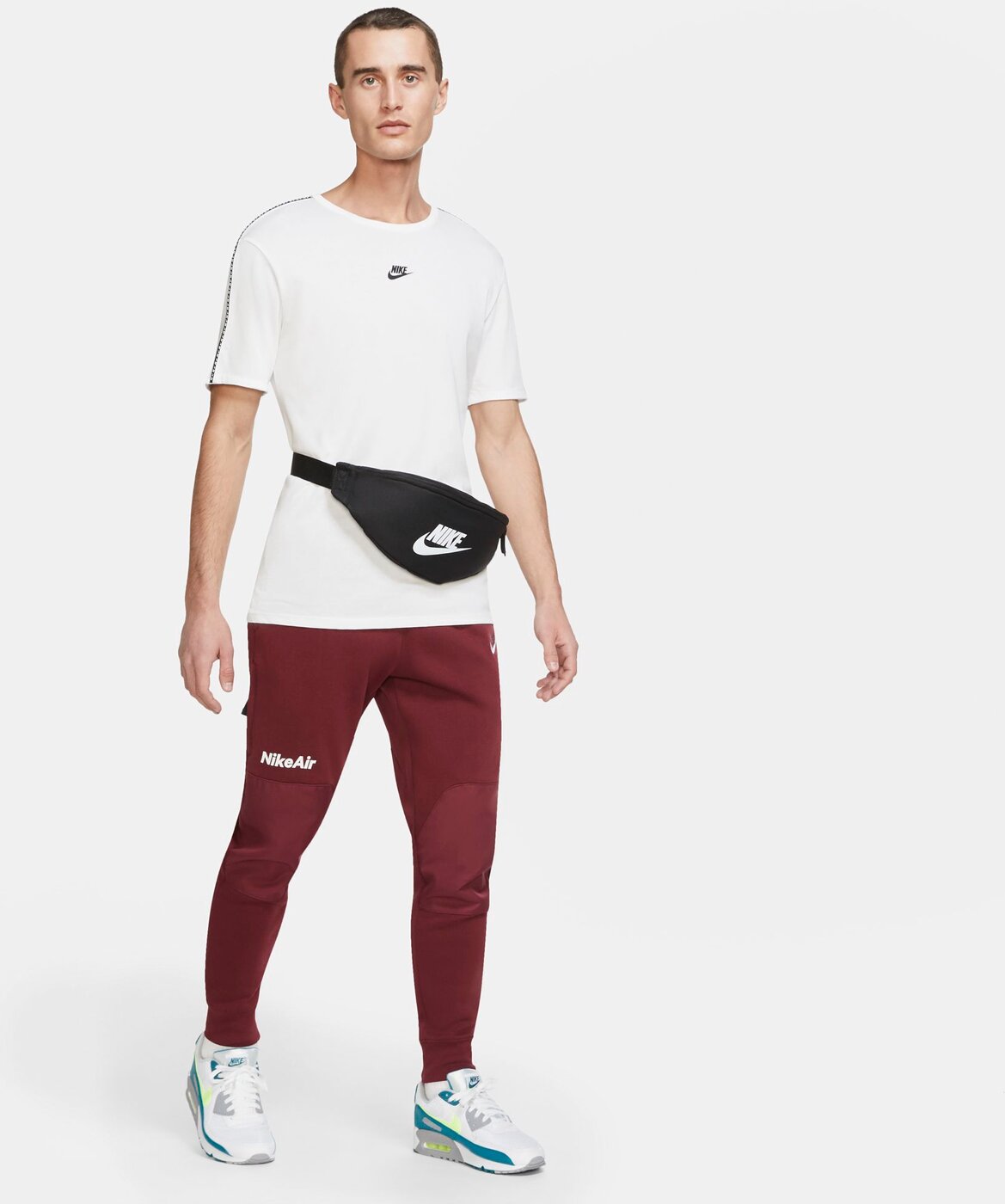 NK HERITAGE WAISTPACK - FA21 BLACK/BLACK/WHITE Bild 7
