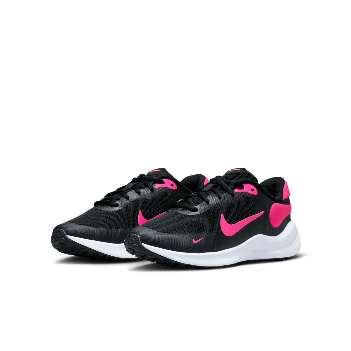 NIKE REVOLUTION 7 (GS) BLACK/HYPER PINK-WHITE Bild 3