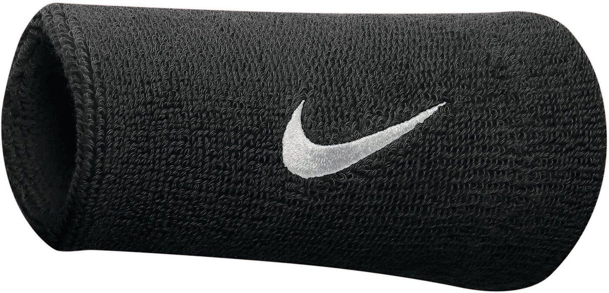 SWOOSH DOUBLEWIDE WRISTBANDS BLACK/WHITE Bild 1