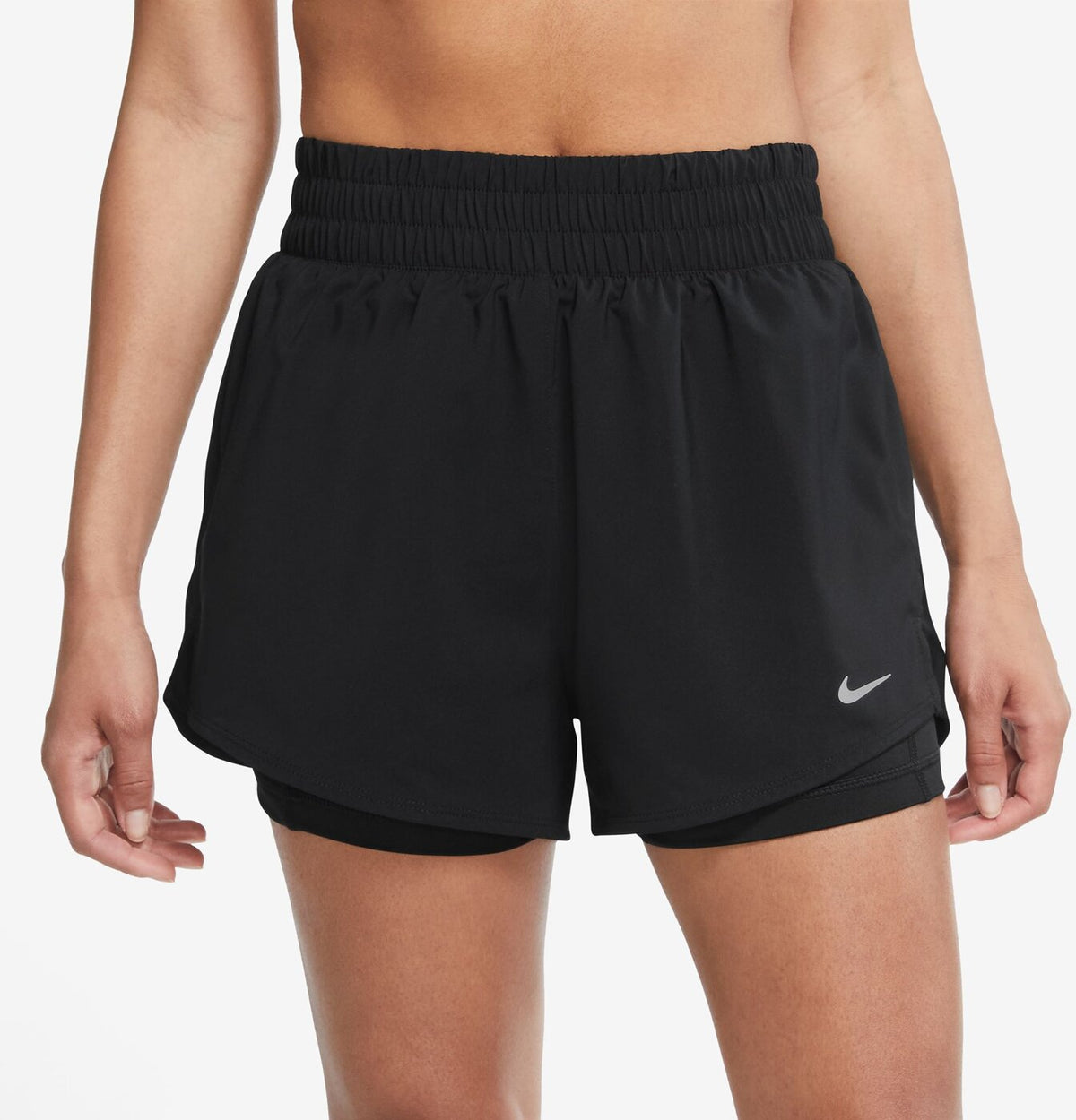 W NK ONE DF HR 3IN 2N1 SHORT BLACK/REFLECTIVE SILV Bild 1