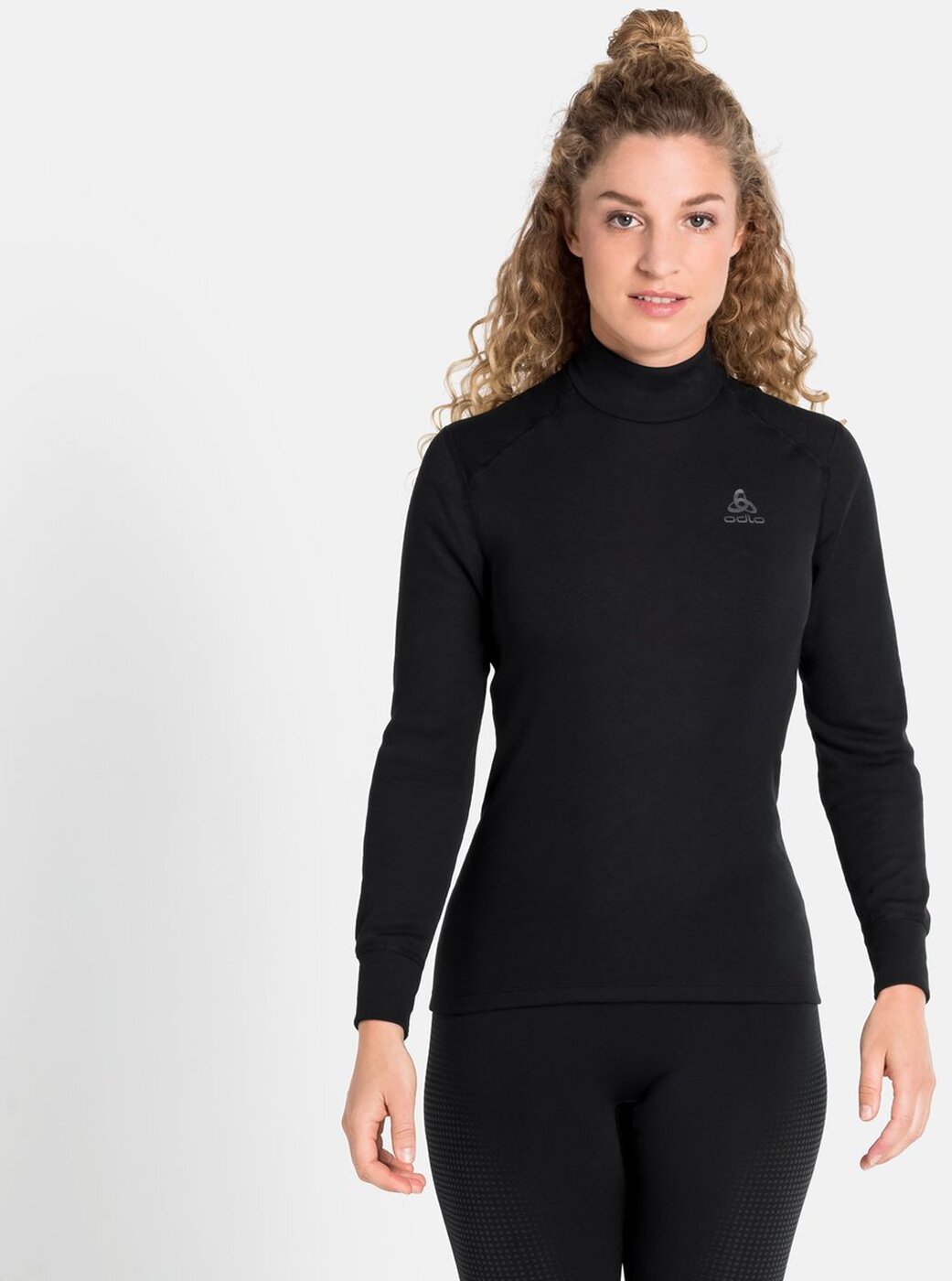 BL TOP turtle neck l/s ACTIVE 15000 black Bild 1