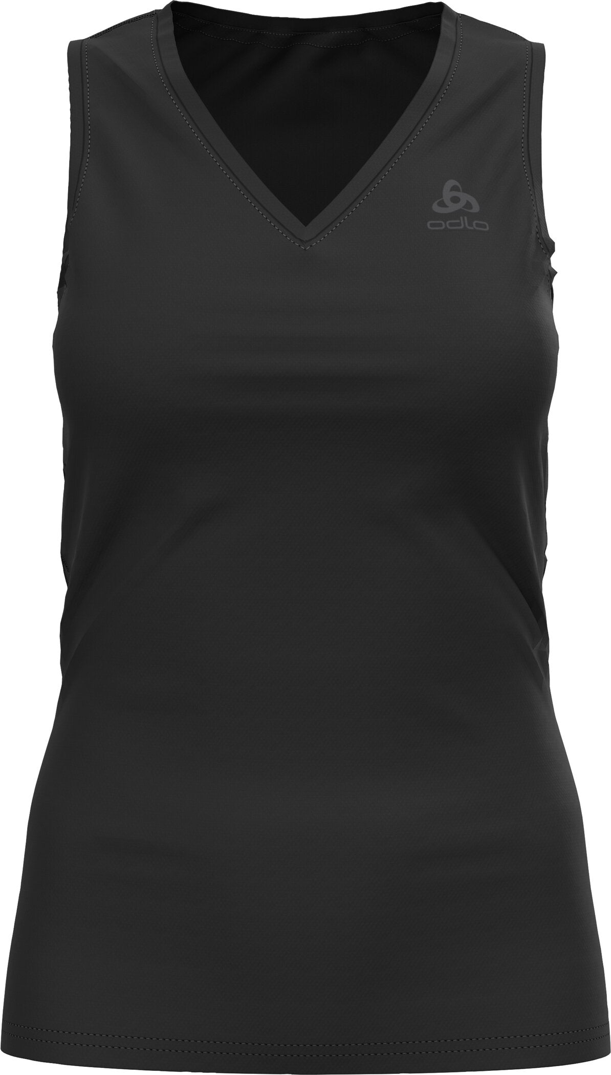 BL TOP V-NECK SINGLET ACTIVE F 15000 BLACK Bild 1