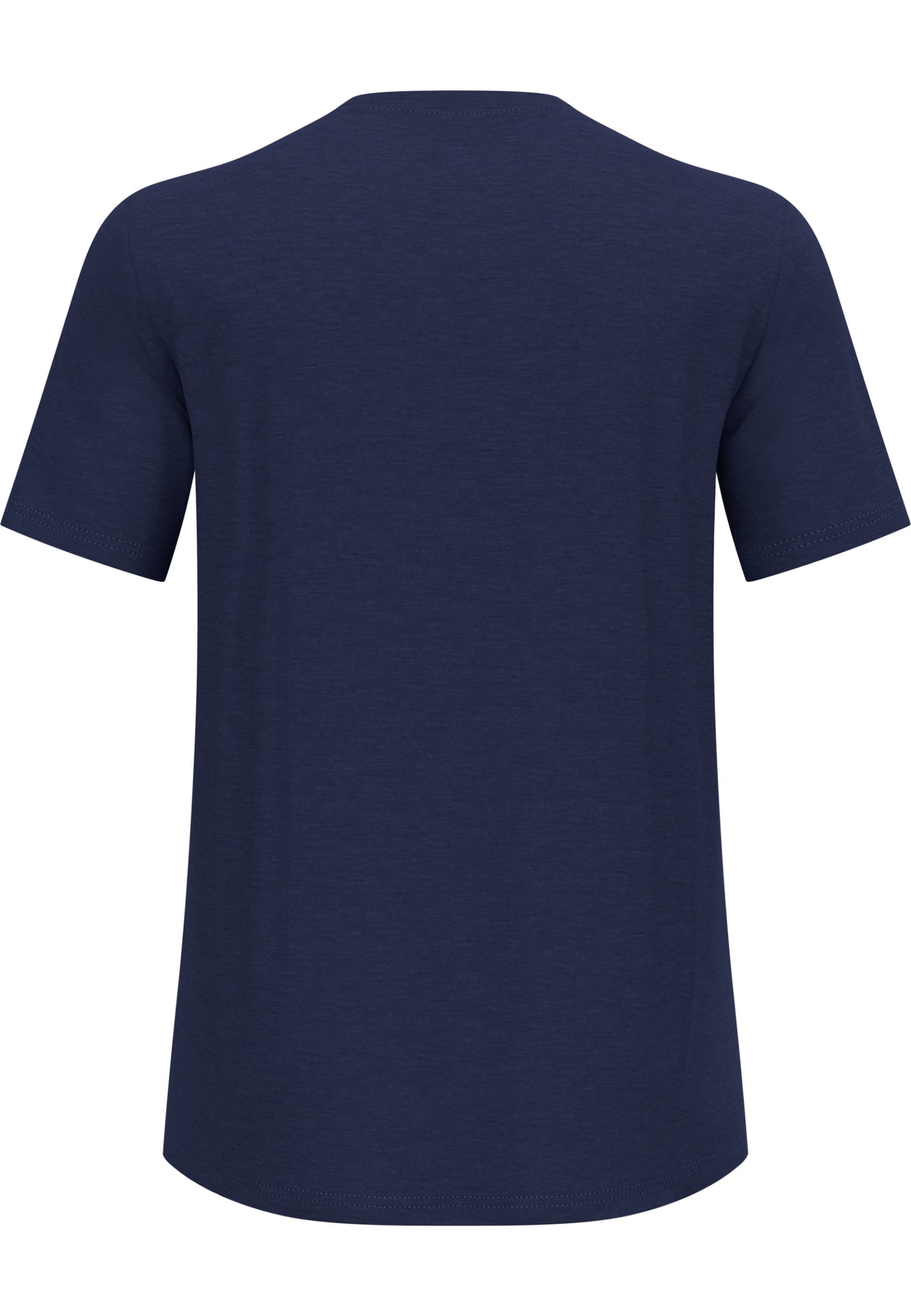 MERINO TENCEL PLAIN TEE skipper blue melange skipper blue melange Bild 2