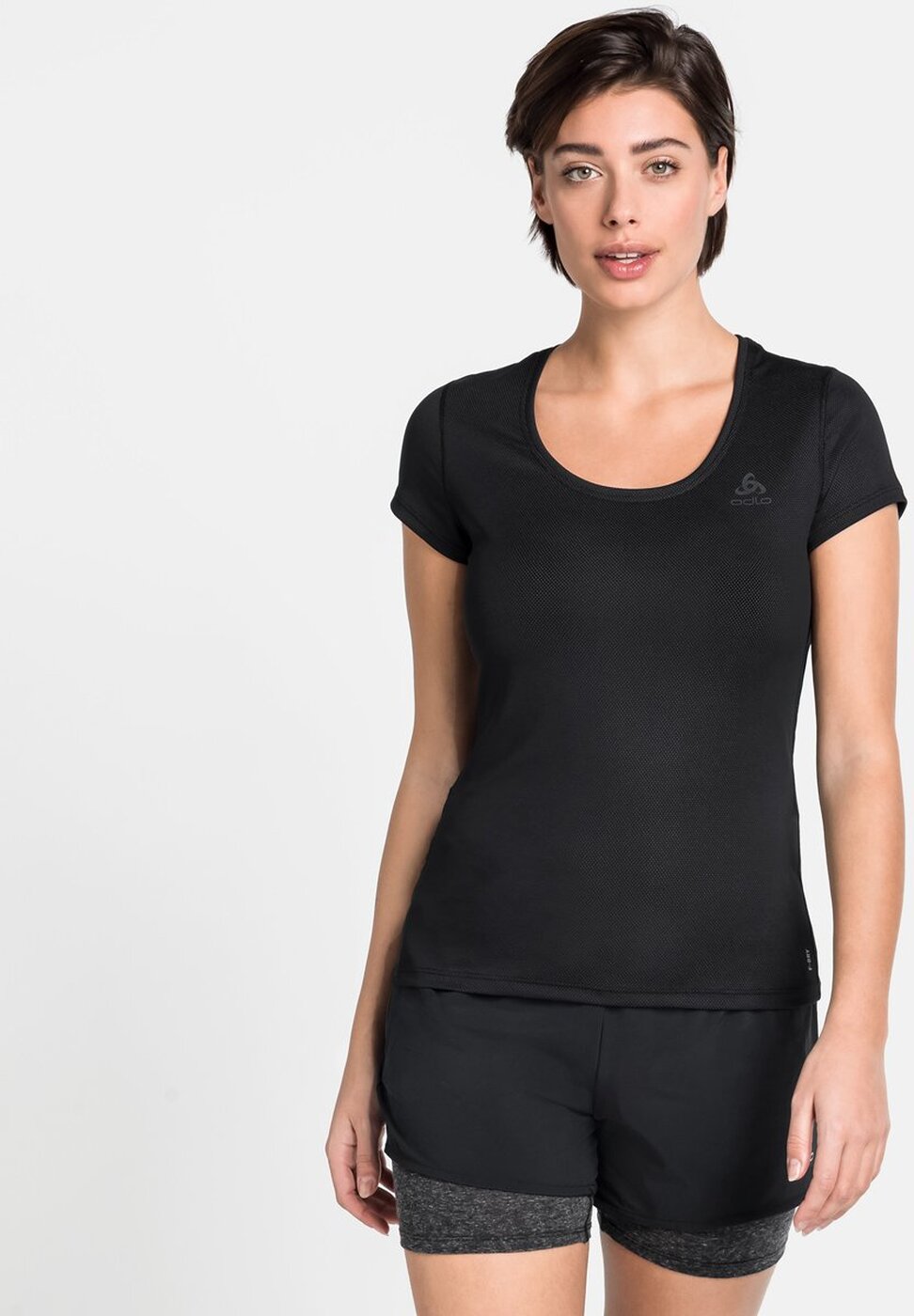 SUW TOP CREW NECK S/S ACTIVE F 15000 black Bild 1