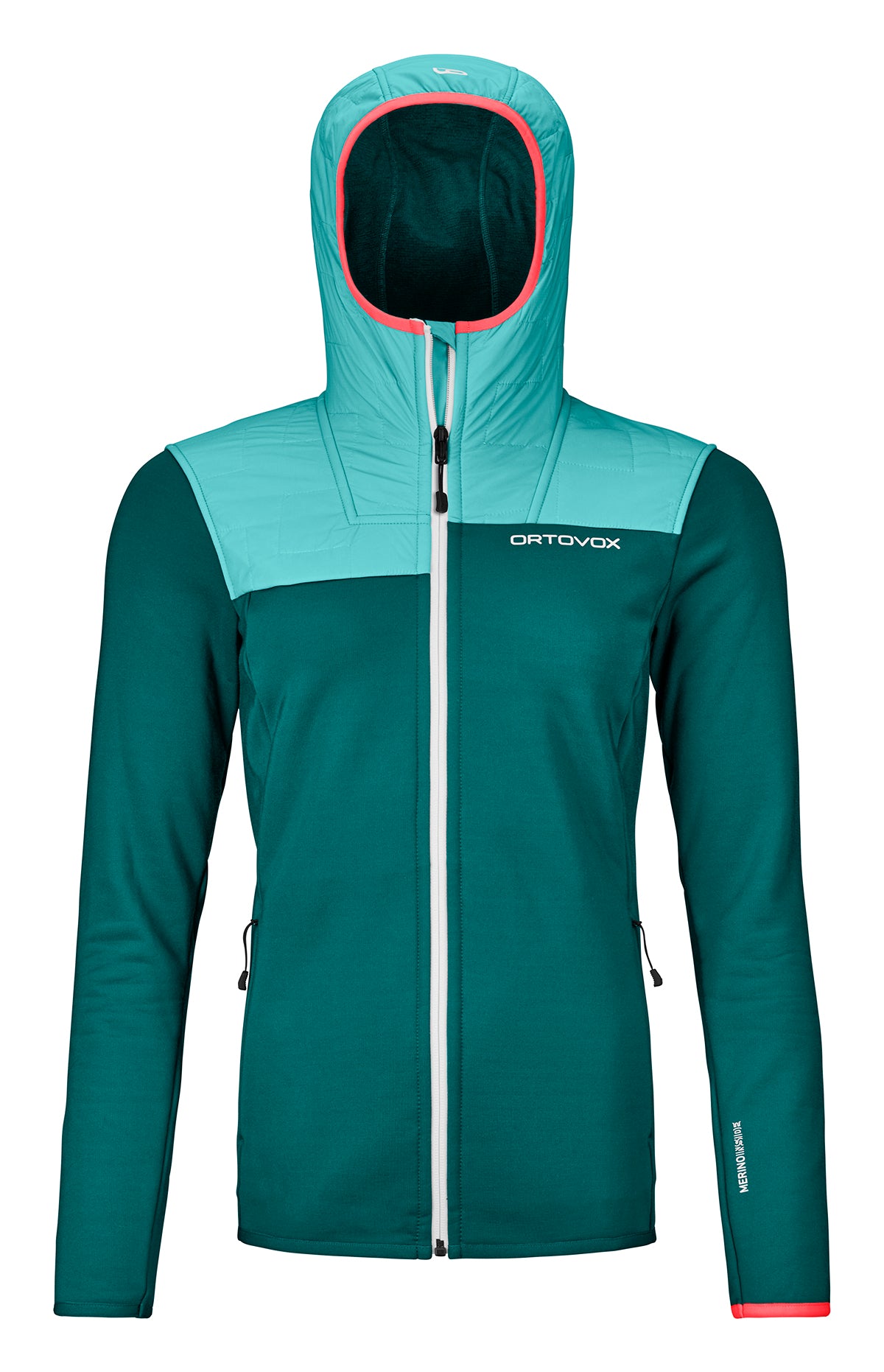 FLEECE PLUS HOODY W 60801 pacific green Bild 1