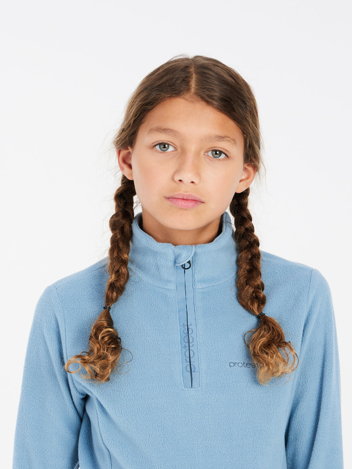 MUTEY JR 1/4 zip top JeanJacket Blue Bild 8