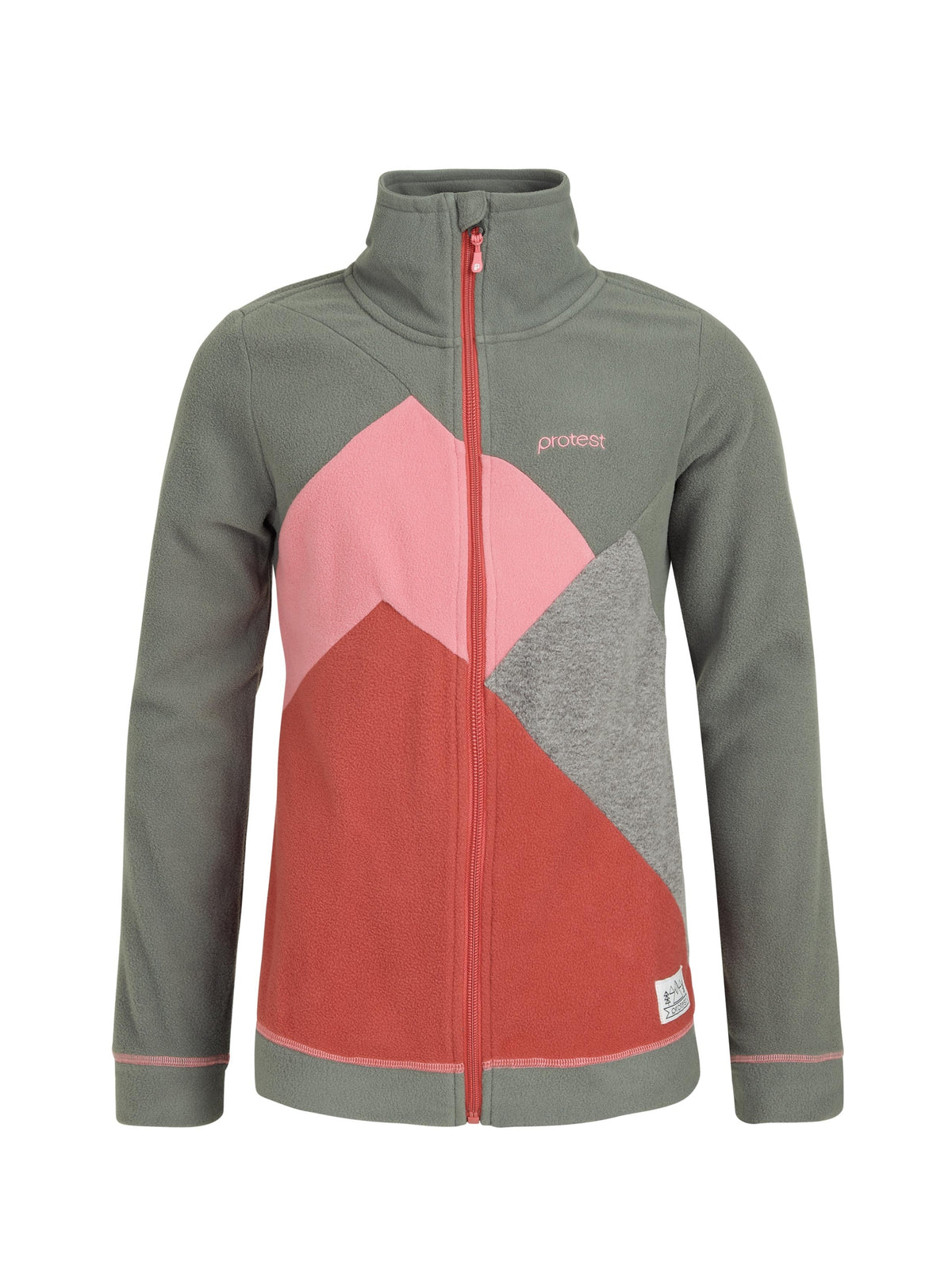 PRTANNELOT JR full zip top Mistygreen Bild 1