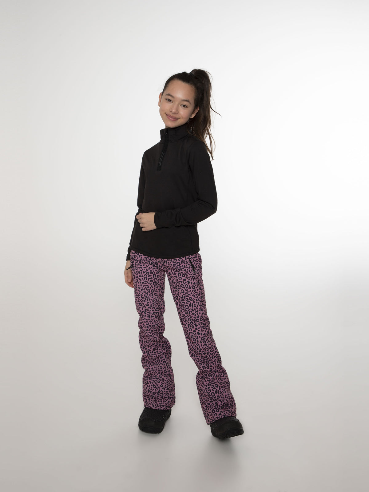 REFABRIZOY JR 1/4 zip top True Black Bild 3
