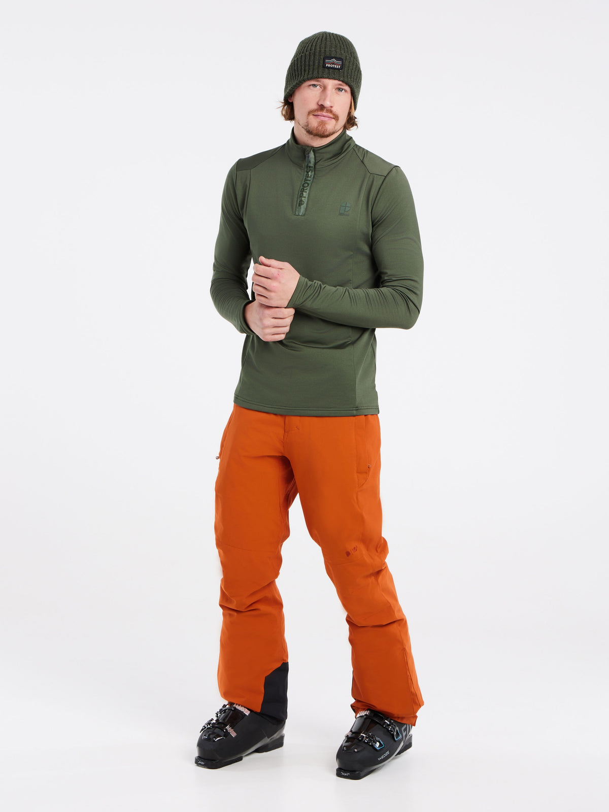 REWILL 1/4 zip top Thyme Bild 3