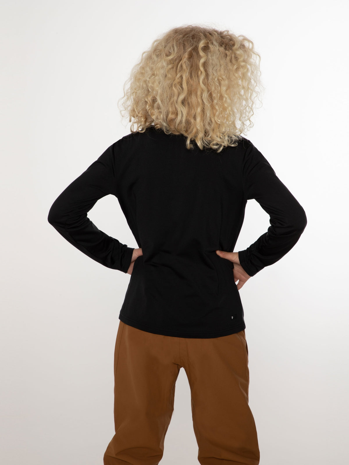 REWILLOWY JR 1/4 zip top True Black Bild 6