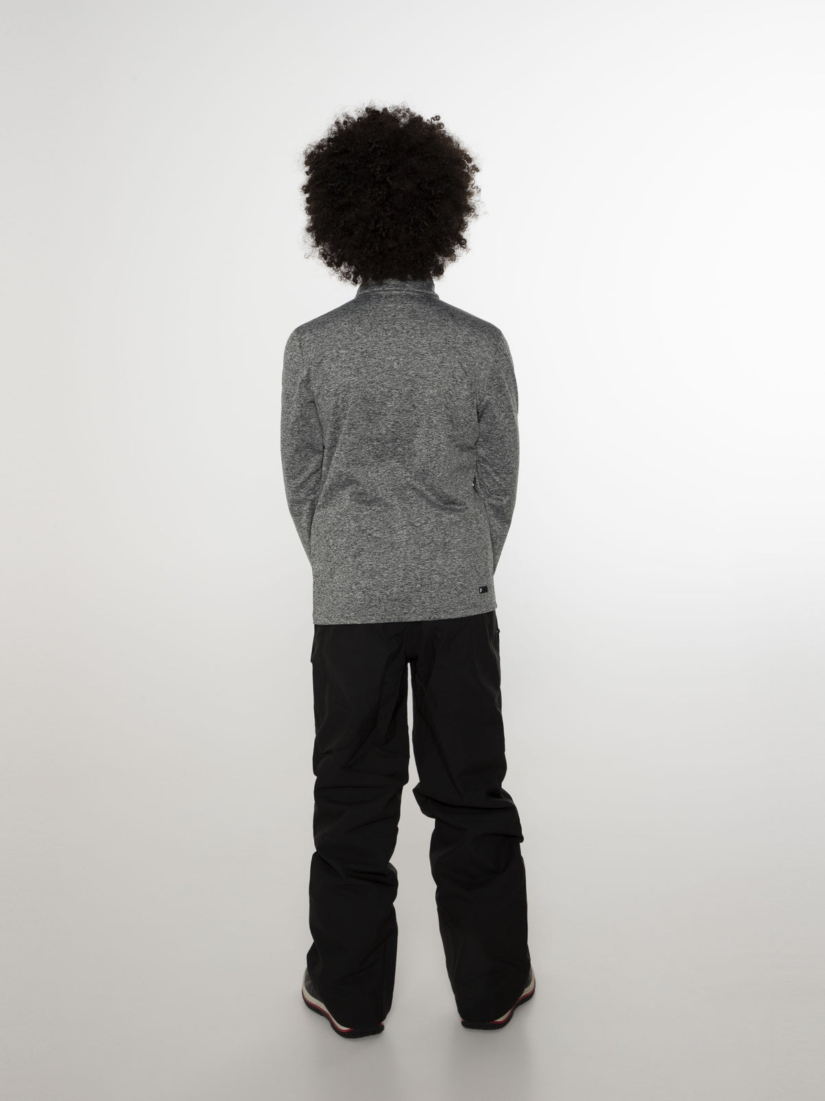 REWILLOWY JR 1/4 zip top Dark Grey Melee Bild 4