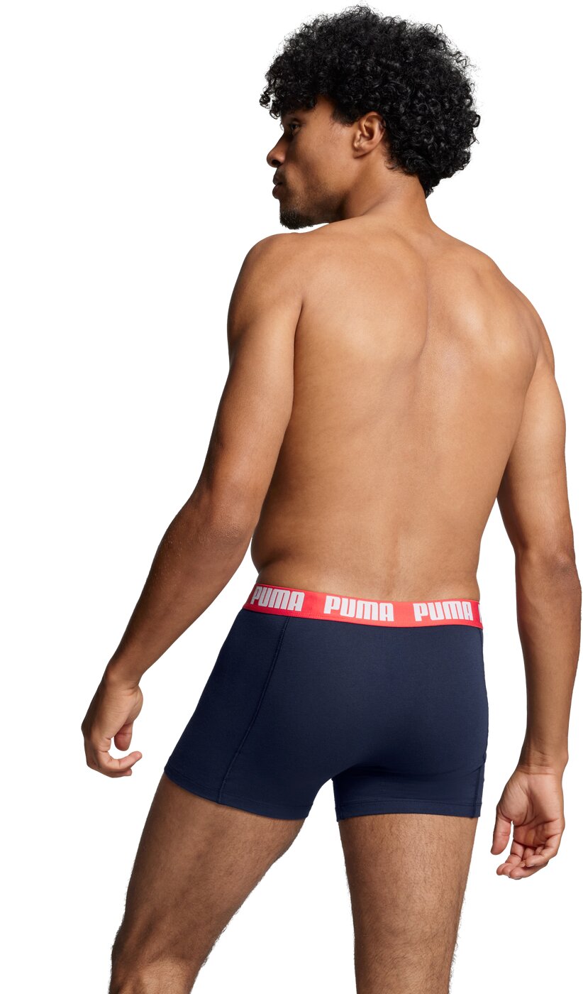 PUMA BASIC BOXER 2P blue / grey melange Bild 4