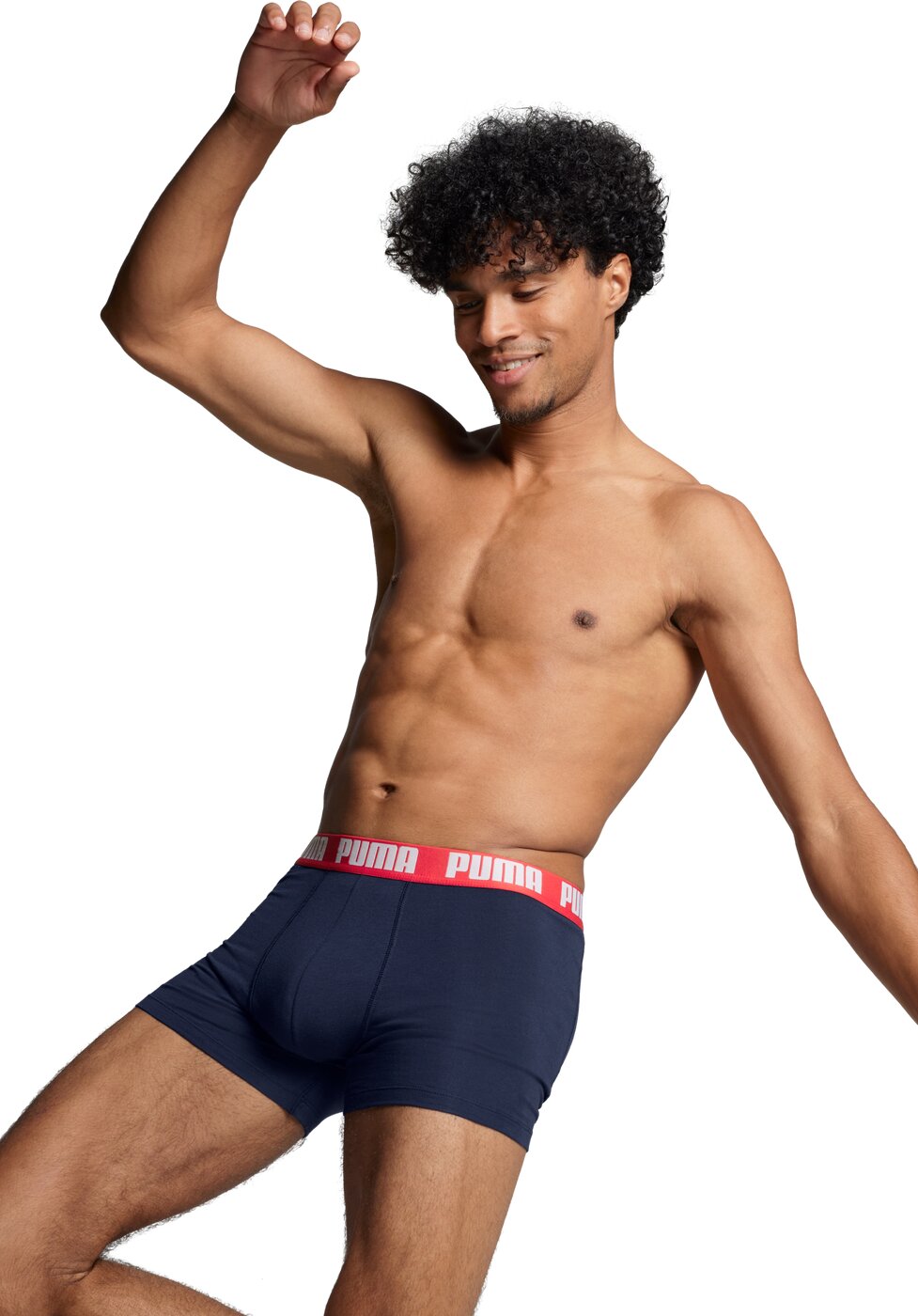 PUMA BASIC BOXER 2P blue / grey melange Bild 5