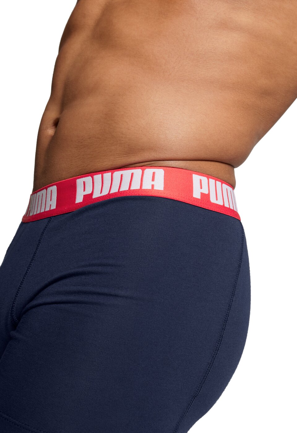 PUMA BASIC BOXER 2P blue / grey melange Bild 7