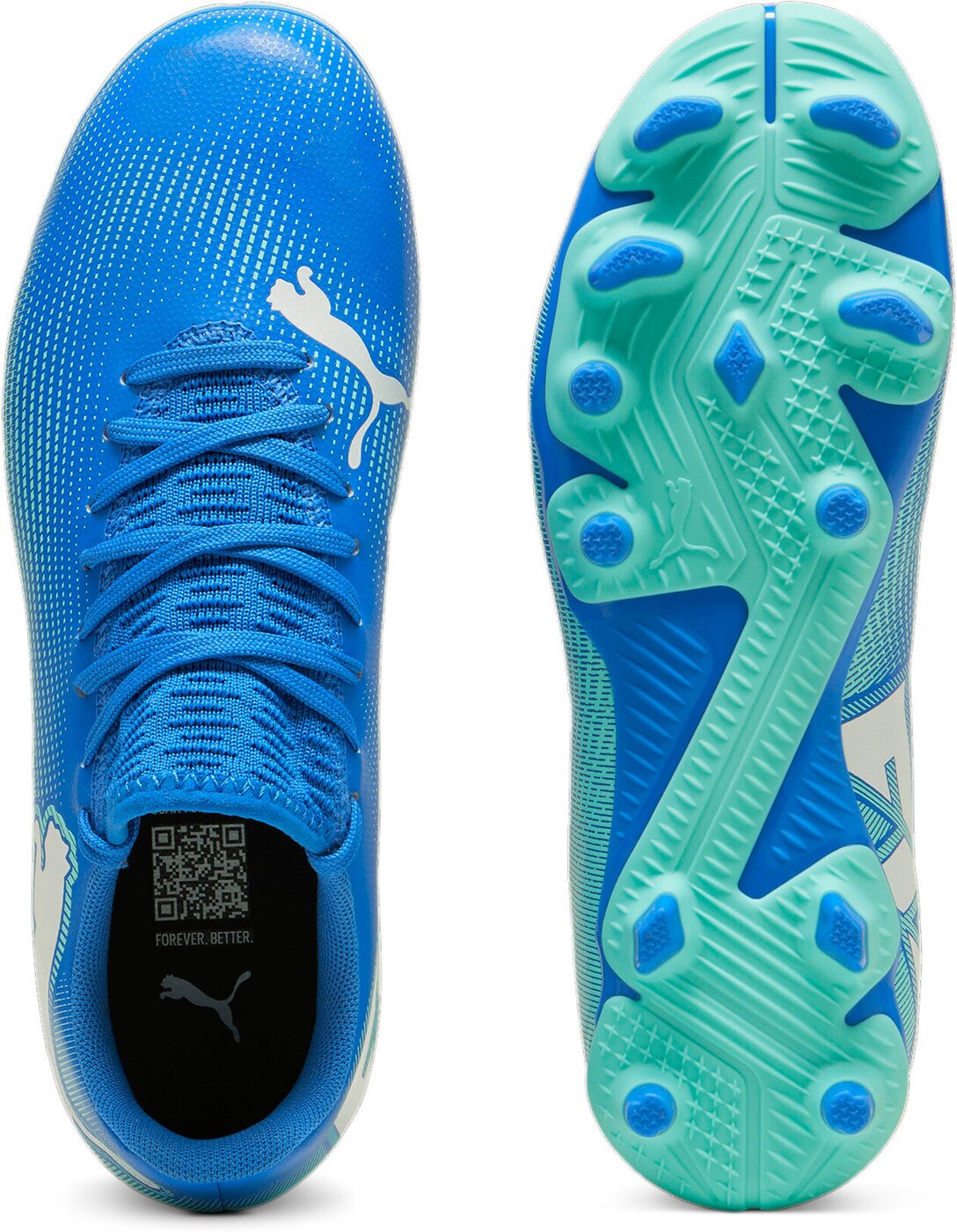 FUTURE 7 PLAY FG/AG Jr Hyperlink Blue-Mint-PUMA W Bild 2
