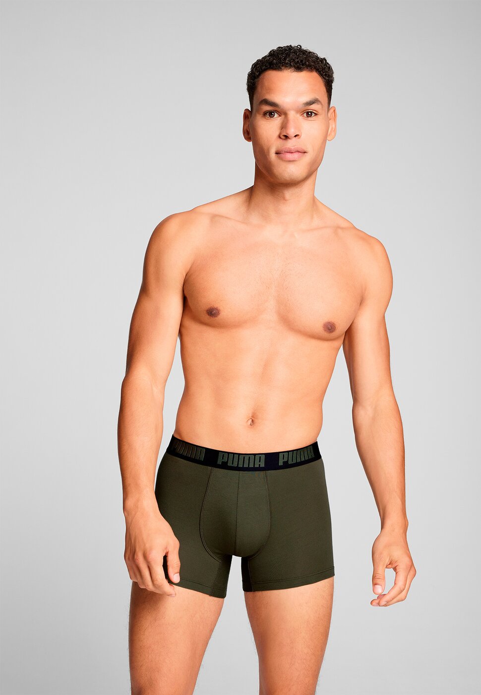 PUMA MEN EVERYDAY BASIC BOXERS 2P Forest Night Tonal Forest Night Tonal Bild 3
