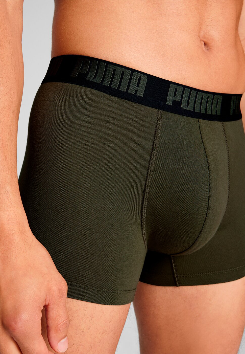 PUMA MEN EVERYDAY BASIC BOXERS 2P Forest Night Tonal Forest Night Tonal Bild 7