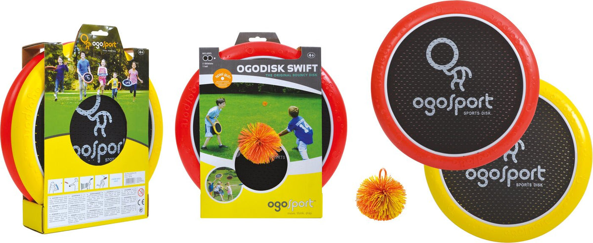 OGOSPORT Set, 2 Ogo Softdiscs (rot+ gelb) +1 OGO Ball Keine Farbe Keine Farbe Bild 1